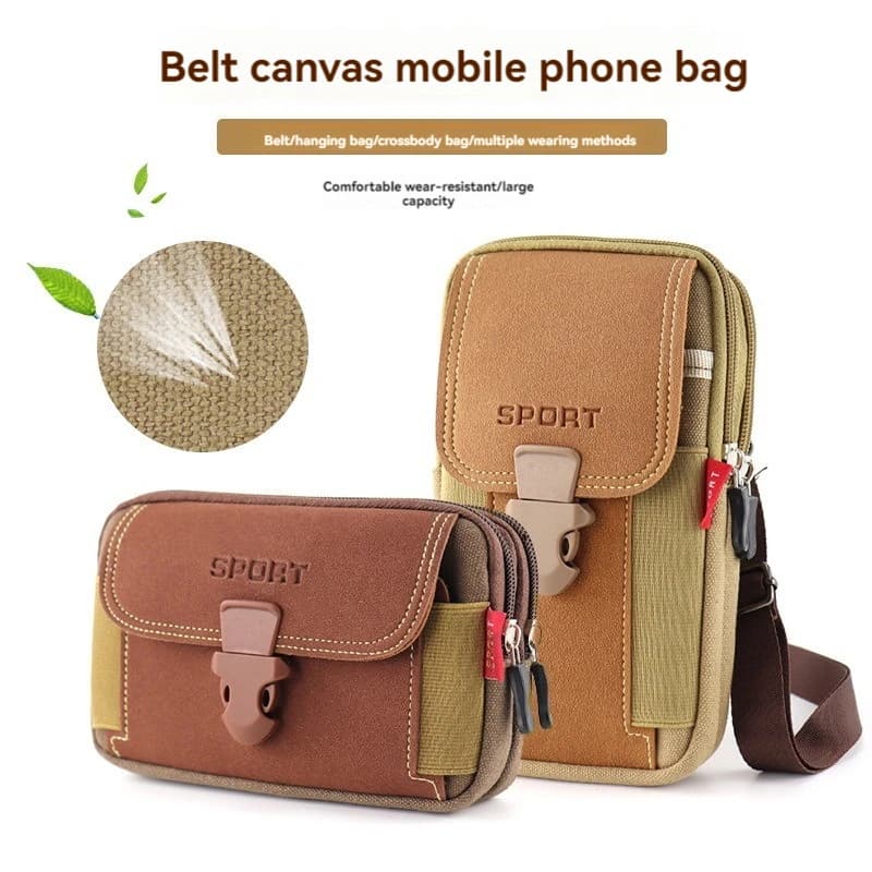 Borsa per cintura da uomo borsa per cellulare per uomo borsa per fondina per telefono borsa per marsupio Molle confezione piccola cintura tattica porta carte di credito per zaino