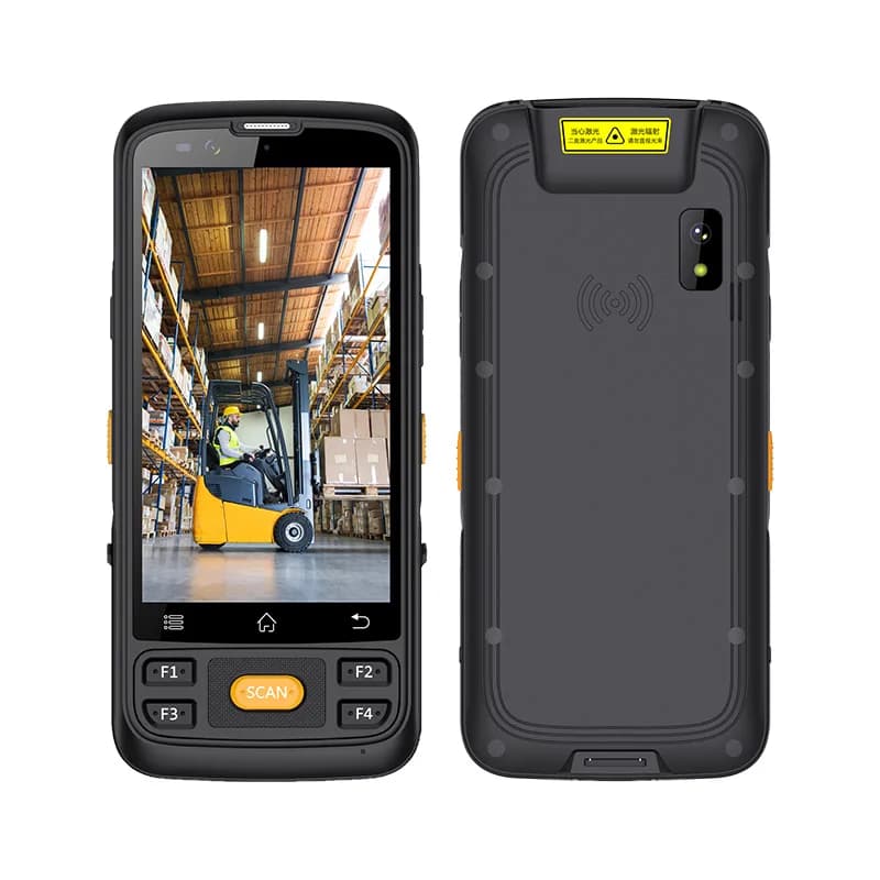 PDA Industriale Robusto Android 12, Telefono Cellulare Portatile con Scanner 2D e Lettore di Codici a Barre