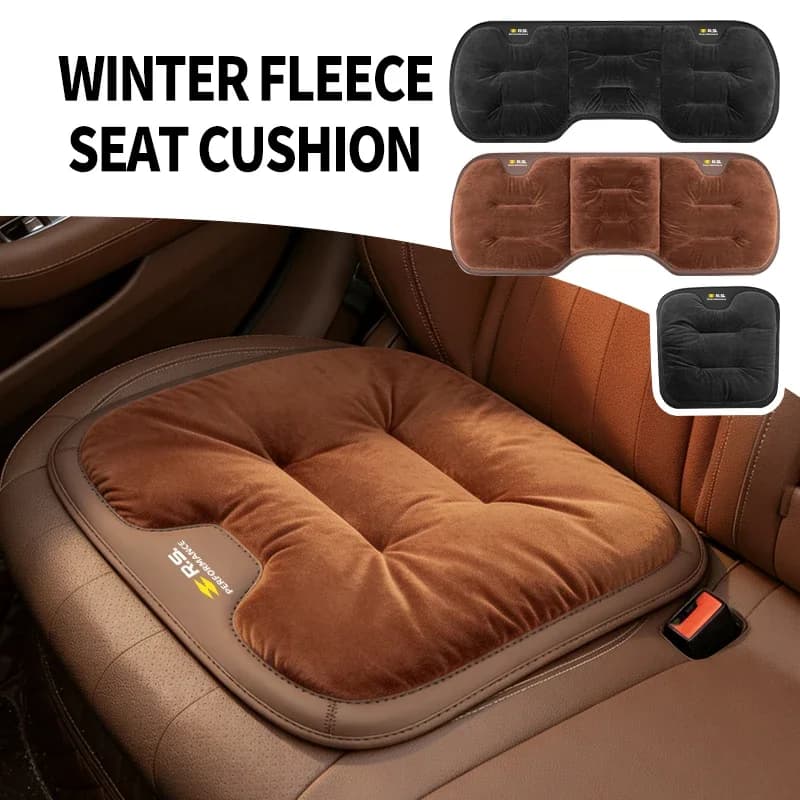 Car Sticker Universal Winter Anti-slip Warm Car Seat Cover Protector Cushion For Renault Symbol Clio 3 4 Sparco Dacia RS Megan S