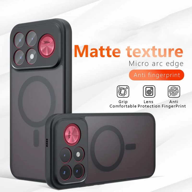 For Magsafe Magnetic Phone Case For Xiaomi Poco F9 Ultra F8 Pro F8 Ultra Shockproof Matte PC+TPU Wireless Charging Back Cover