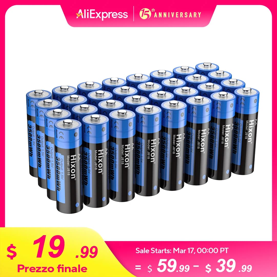 NEW 100% AA Lithium Ion Rechargeable Battery 3500 mWh 1.5 V, direct sale of manufacturers, used in cameras, electric toys, toothbrushes,