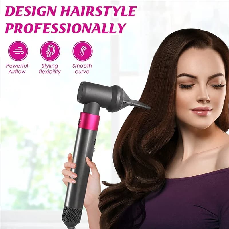 Disponibile Kit concentratore e adattatore professionale per styler, per ferro arricciacapelli, conversione in asciugacapelli