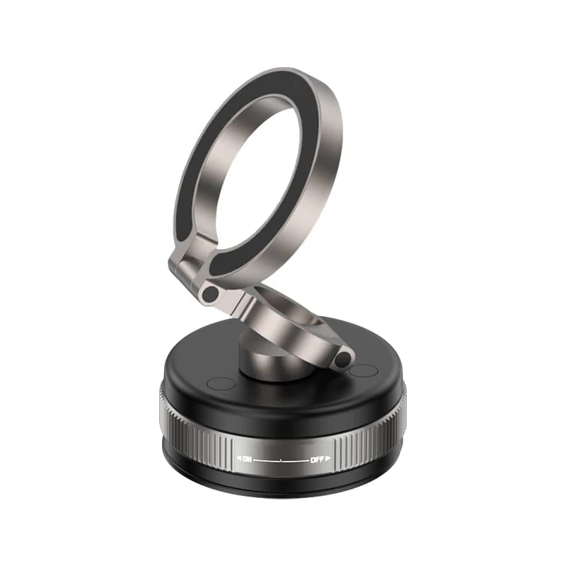 Supporto magnetico per telefono da auto sottovuoto - 360 ° Staffa pieghevole regolabile con rotazione per IPhone Samsung Xiaomi Huawei