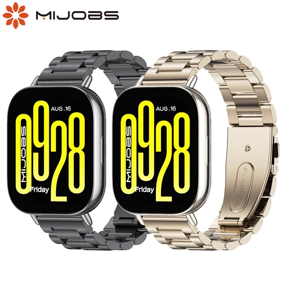 Cinturino in metallo per Xiaomi Redmi Watch 5 Lite / 5 Active Smart Watch attivo cinturino da polso in acciaio inossidabile Redmi Watch 5 Lite braccialetto da polso