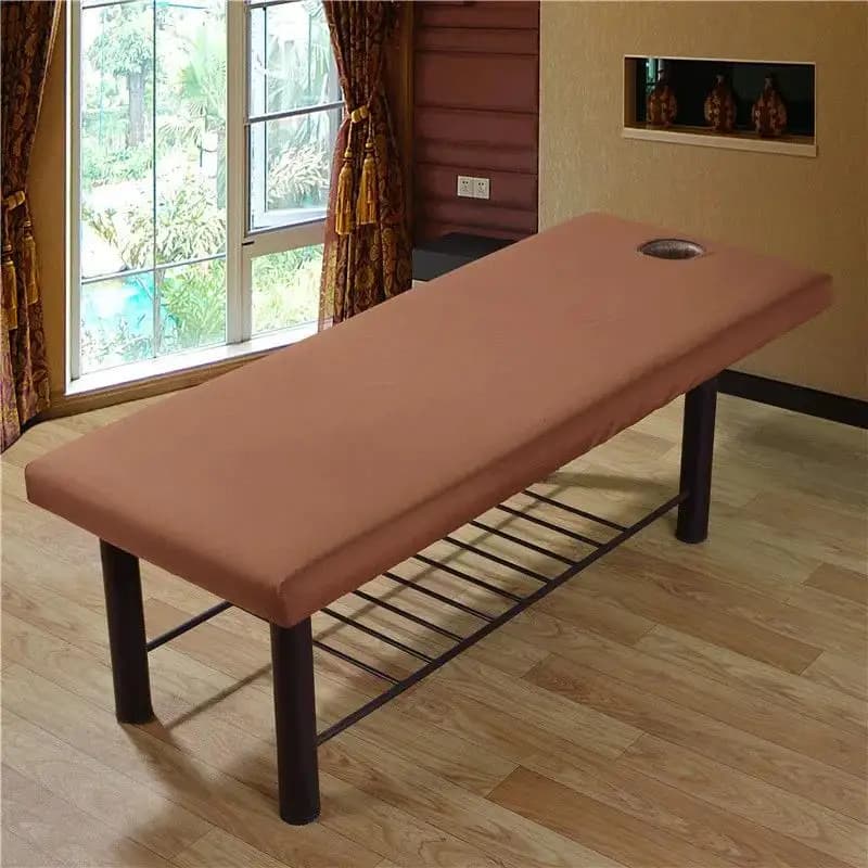 2025 Pratico 70x190 cm Lettino da massaggio Lenzuolo con angoli Elastico a copertura totale Elastico Trattamento SPA con foro per l'alito del viso