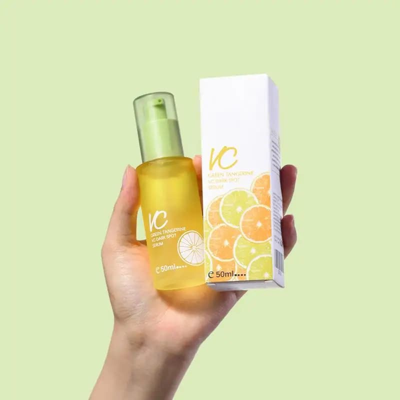 Green mandarin vitamin c dark spots serum clearing skin face spot clearing green mandarin essence VC serum skin care