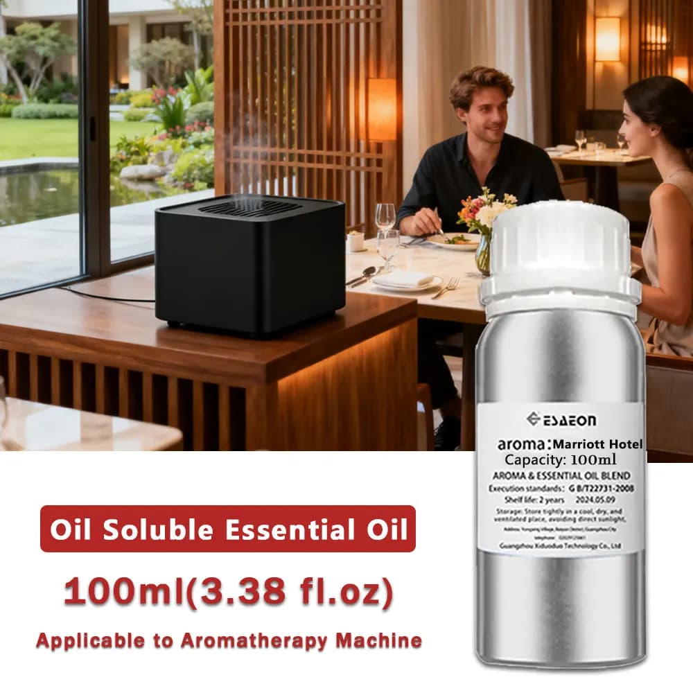 ESAEON 100ml (3.38 fl.oz) Oli Essenziali Marriott Hotel - Per Diffusori a Bastoncini, Aromaterapia Senza Fiamma e Diffusori di Aroma Senza Acqua
