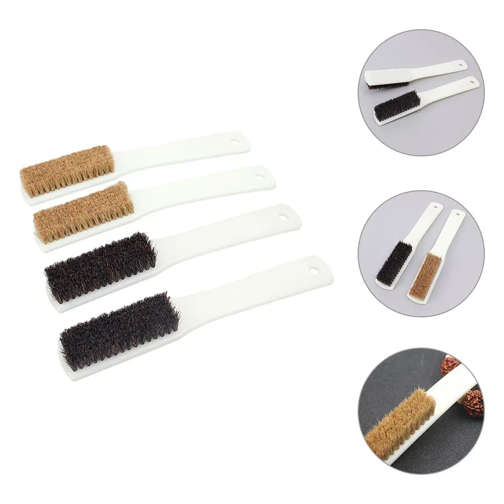 4Pcs Walnut Stone Brush Sturdy Rock Climbing Brush Tool Handheld Chalk Cleaning Accessory Outdoor Sports Bouldering Stone