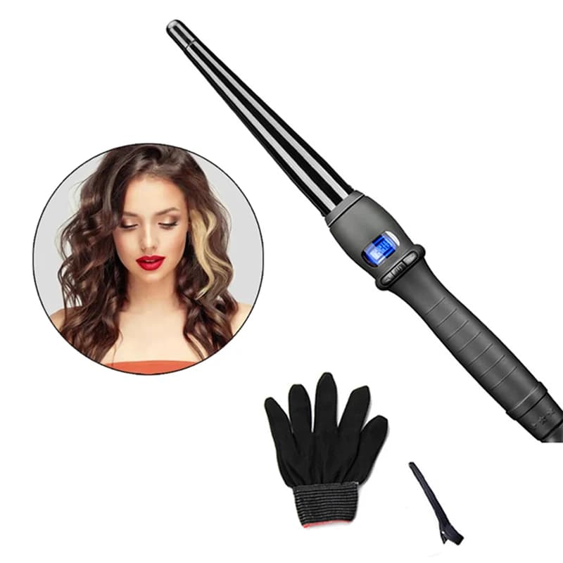 Portable 360 Ceramic Magic Electric Hair Curler Wholesale Led Thin Professional Curling Iron Set Wand Hair Curler