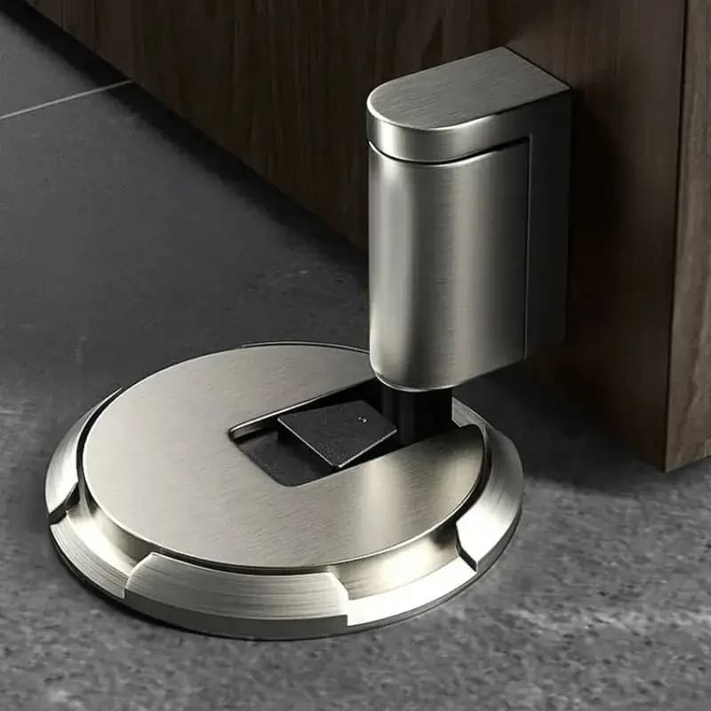 Limitatori per porte da pavimento Fermaporta regolabile Aspirazione per porta meccanica invisibile Ostacolo buffer per porta muto per uso domestico
