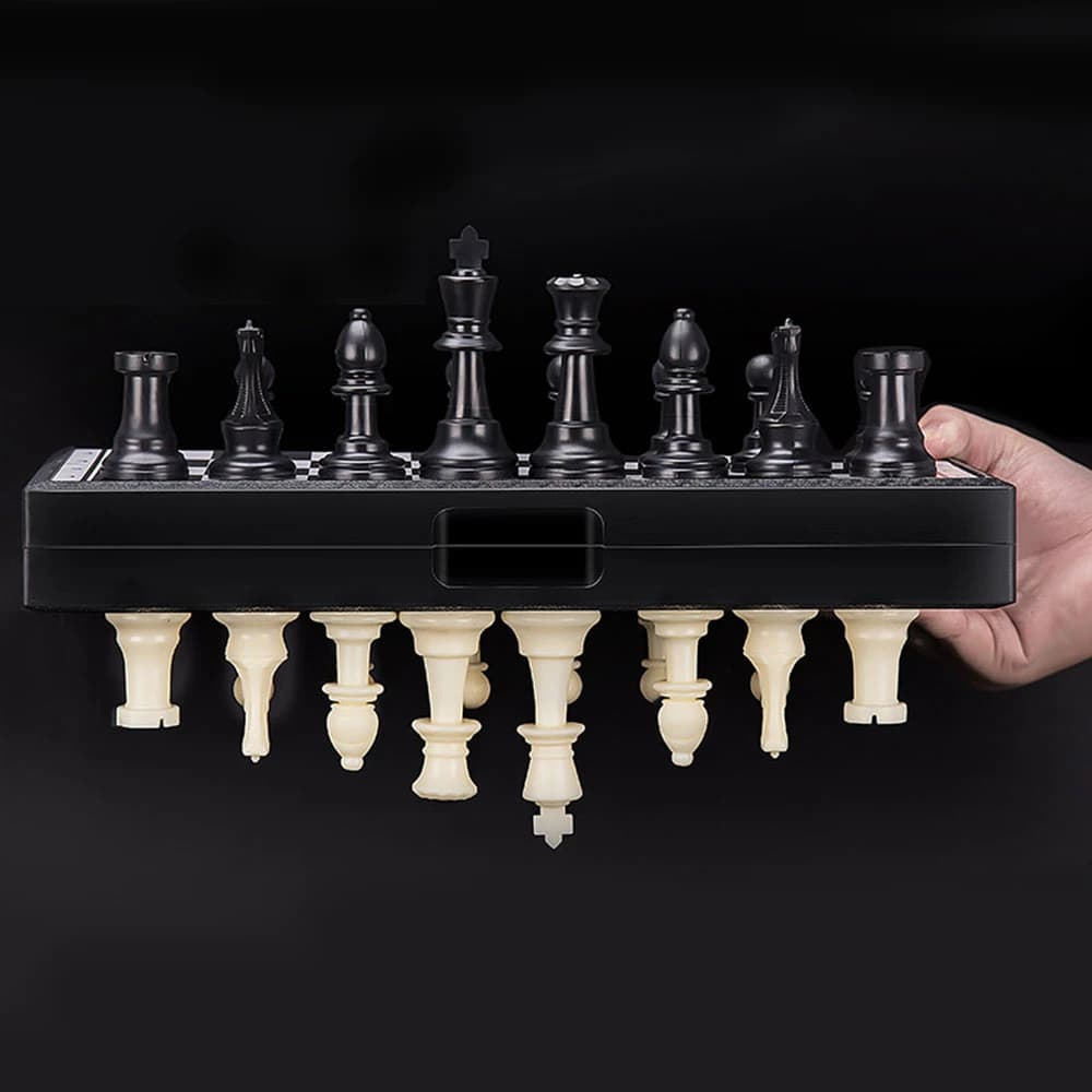 Portatile speciale magnetico scacchi dama di Backgammon Set grande tavola dama di intrattenimento giochi di viaggio di natale Aldult regalo per bambini
