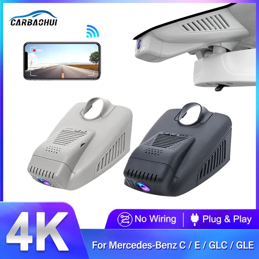 For Mercedes Benz GL x164 x166 ML w166 w164 GL450 ML350 for Mercedes Benz R w251 R400 R350 Dash Cam 4K Wifi Auto DVR Rear Camera