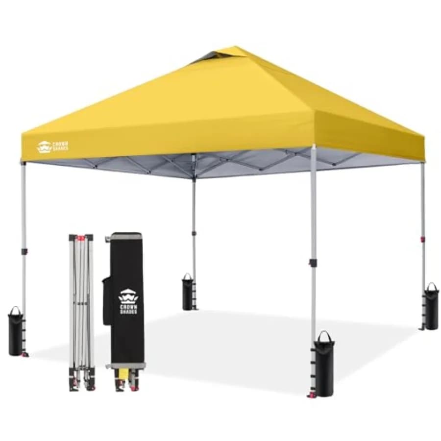Gazebo Pop-Up 10x10 - Beach tent with Fast mounting - Sunshades for Events, Festivals and Camping - Gazebo con STO-N-Go Cove