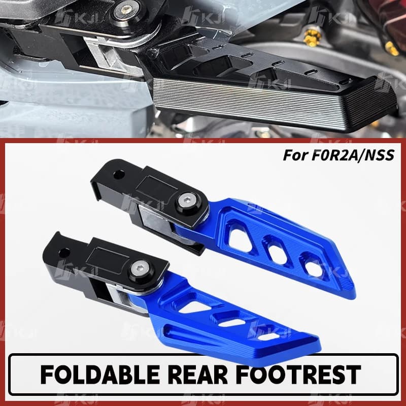 Per Honda NSS FORZA 350/300/250/150/125 Passeggero Posteriore Poggiapiedi Pieghevole Pedane Pedale Accessori Parti