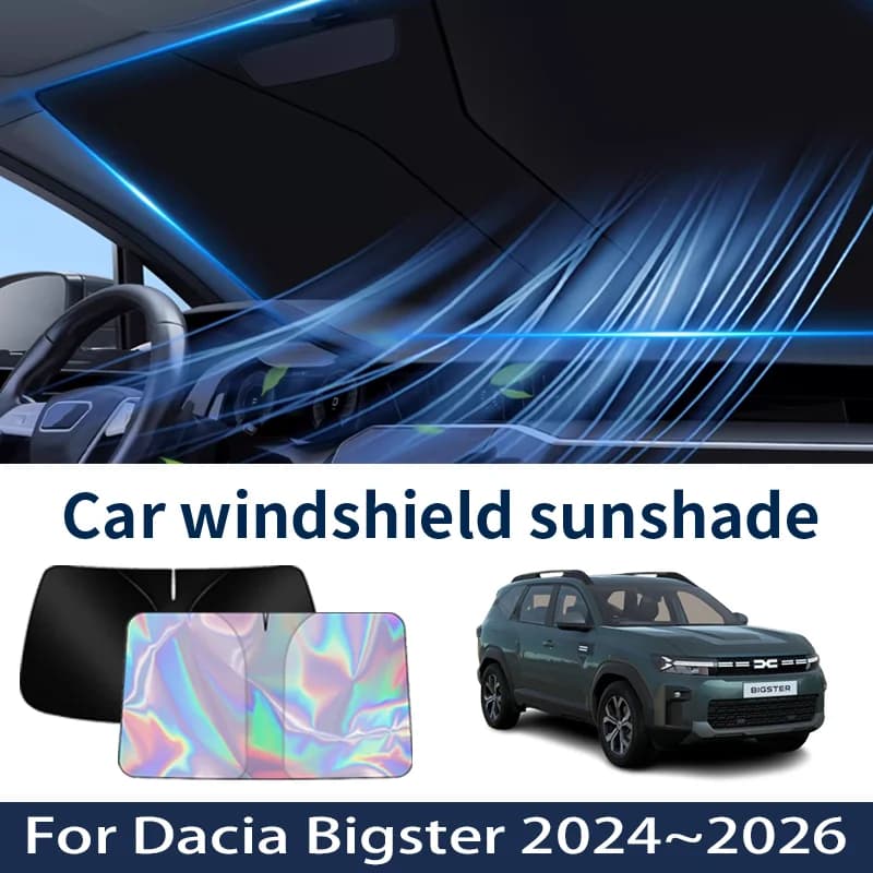 Parabrezza anteriore Parasole Per Dacia Bigster 2024 ~ 2026 2025 Hybrid Car Sun Visor Isolamento termico Estate Accessori di raffreddamento