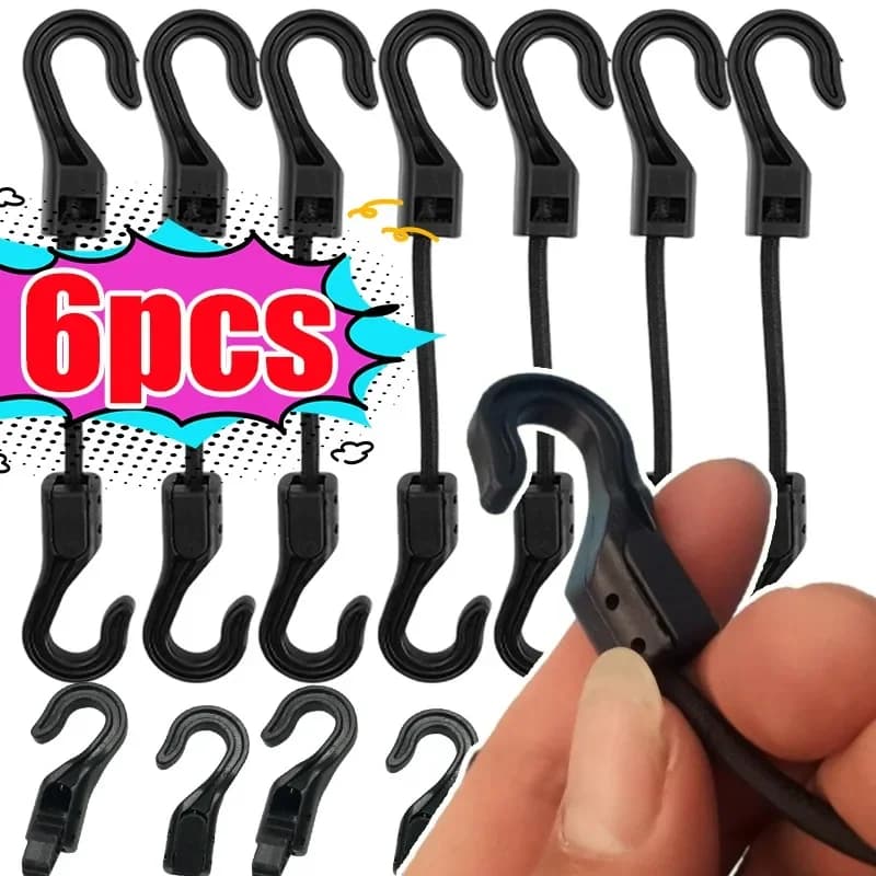 Corda per legare Gancio per tenda Ganci per cavo Cintura elastica Fibbia per corda per auto Campeggio Snap Barche Fibbia per corda per kayak Cinghie per corda elastica Attrezzi da campeggio