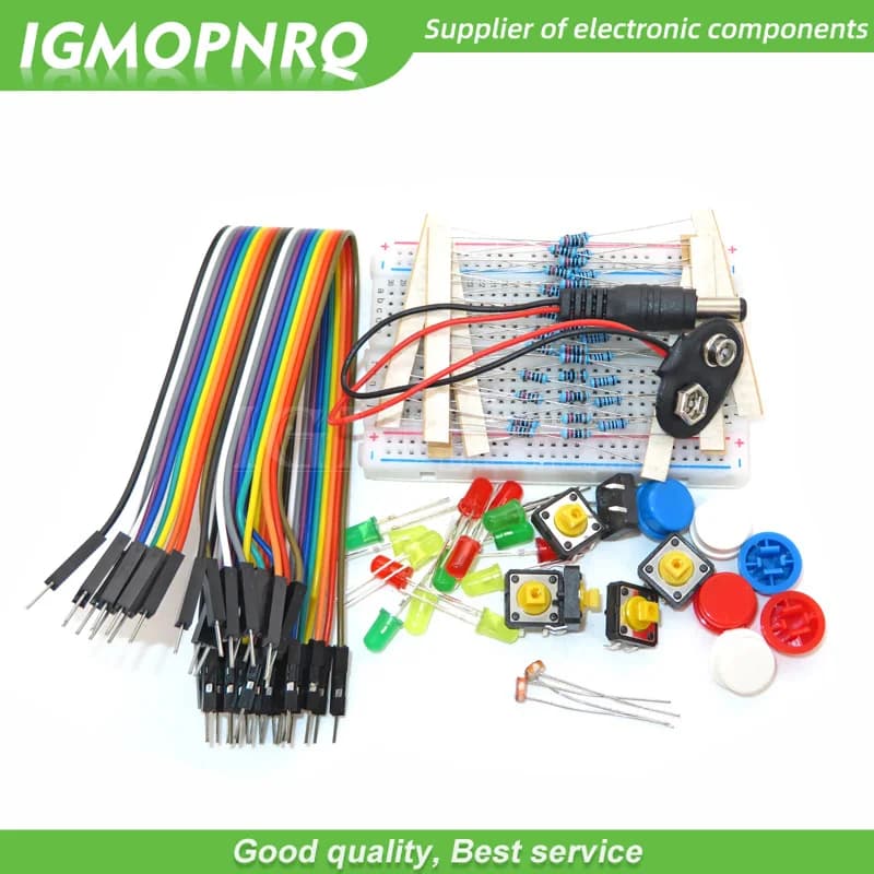 Starter Kit For UNO R3 Mini Breadboard LED Jumper Wire Button for Diy Kit