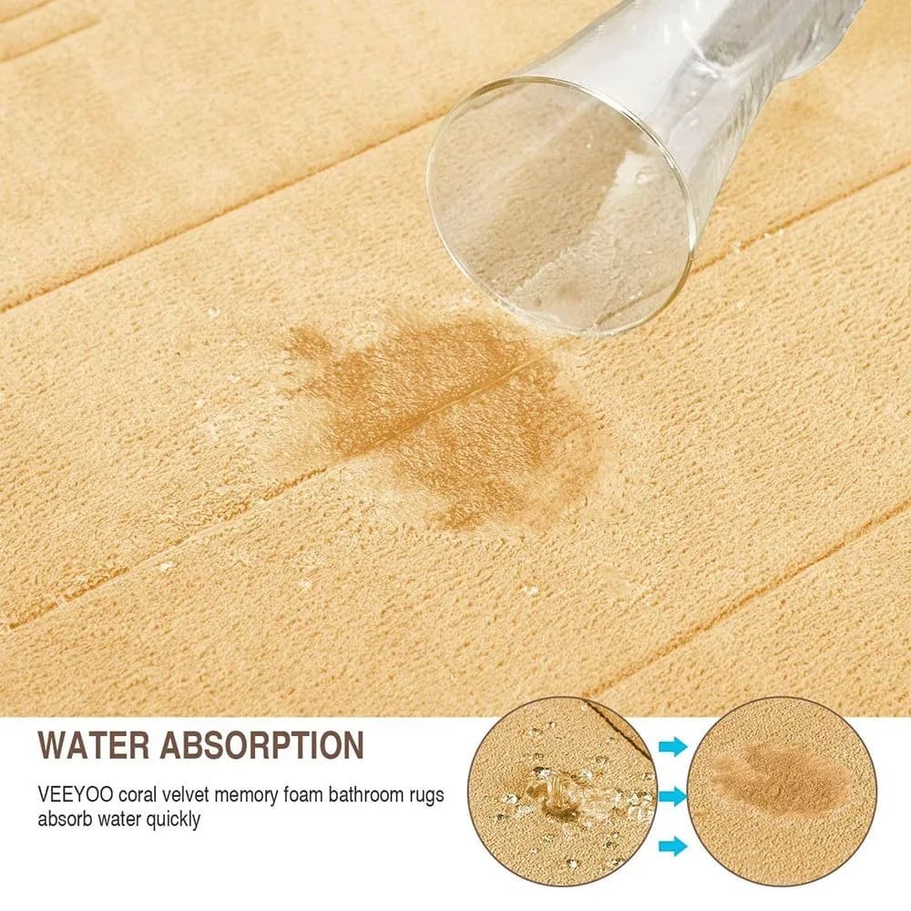 Nuovo 40*60 centimetri Tappetino Da Bagno A Secco Veloce Anti-skid Memory Foam Zerbino Super Assorbente Morbido Assorbimento D'acqua Zerbino pavimento del bagno