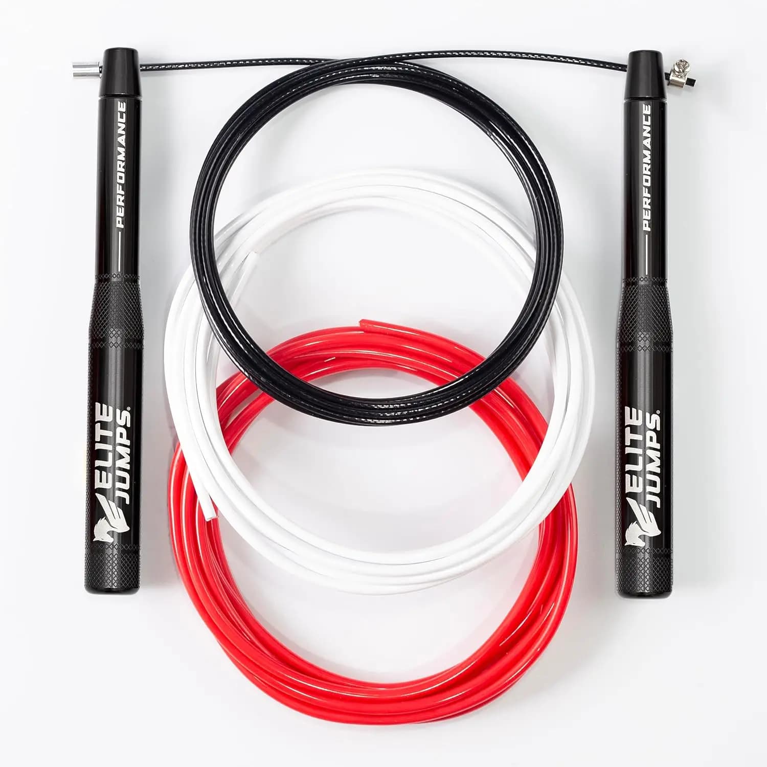 Premium Set of Cords for Fast Jumping with 3 Cables for Internal Use, Exterior and Cheats | Made in the United States | Versatile Fitness Tool