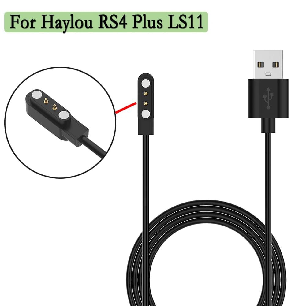 Charger For Haylou Solar Lite R001 USB Charging Cable With Magnetic Watch Accessories Charge For Haylou GST-LS09B