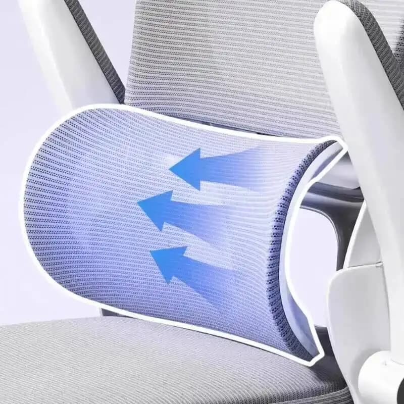 Sedia Ergonomica da Ufficio con Supporto Lombare, Comoda Sedia da Casa per Camera da Letto, Sedia da Ufficio Moderna e Minimalista, Design per Gaming