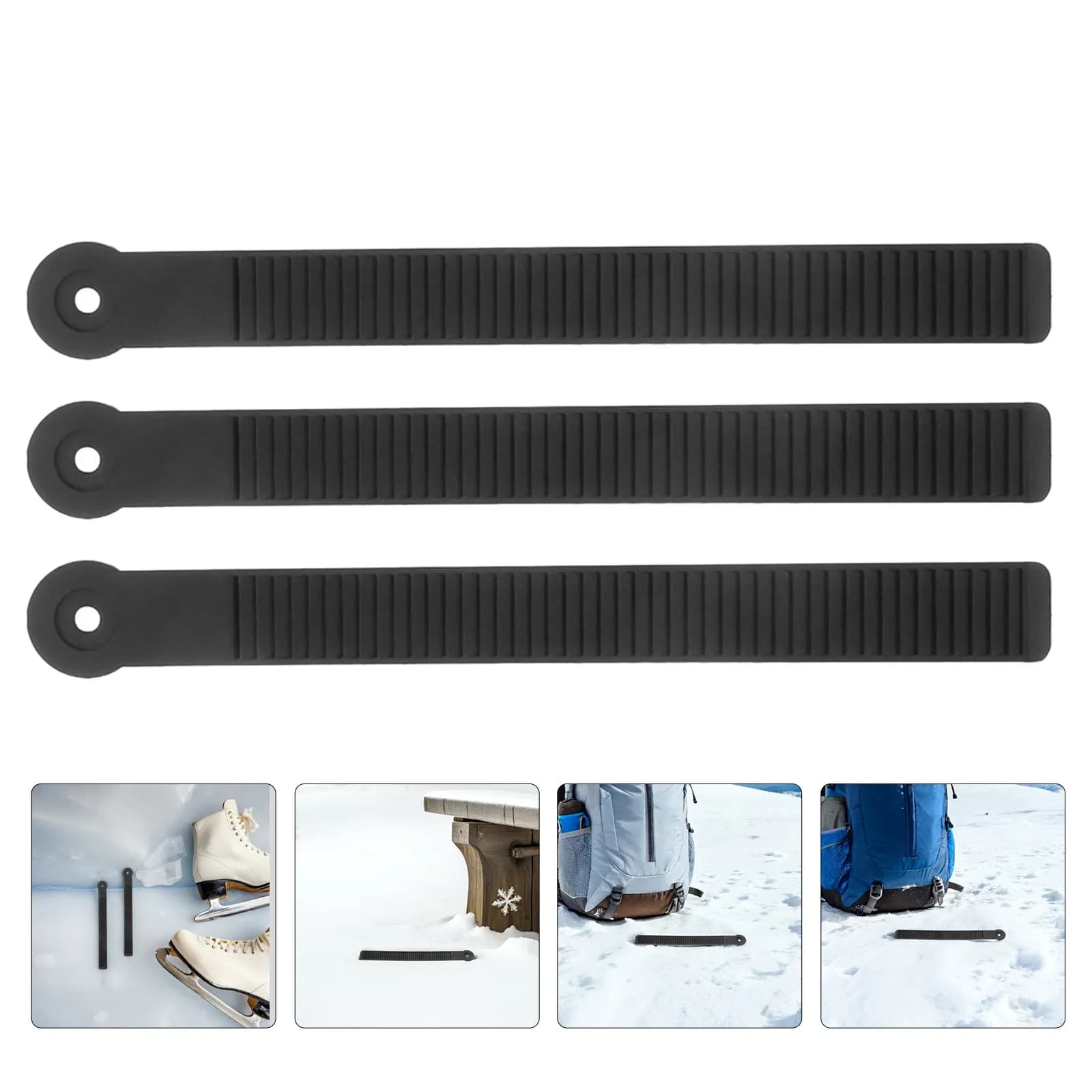 6 Pcs Ski Accessories Binding Strap with Ratchet Buckle and Snowboard Straps Extensions