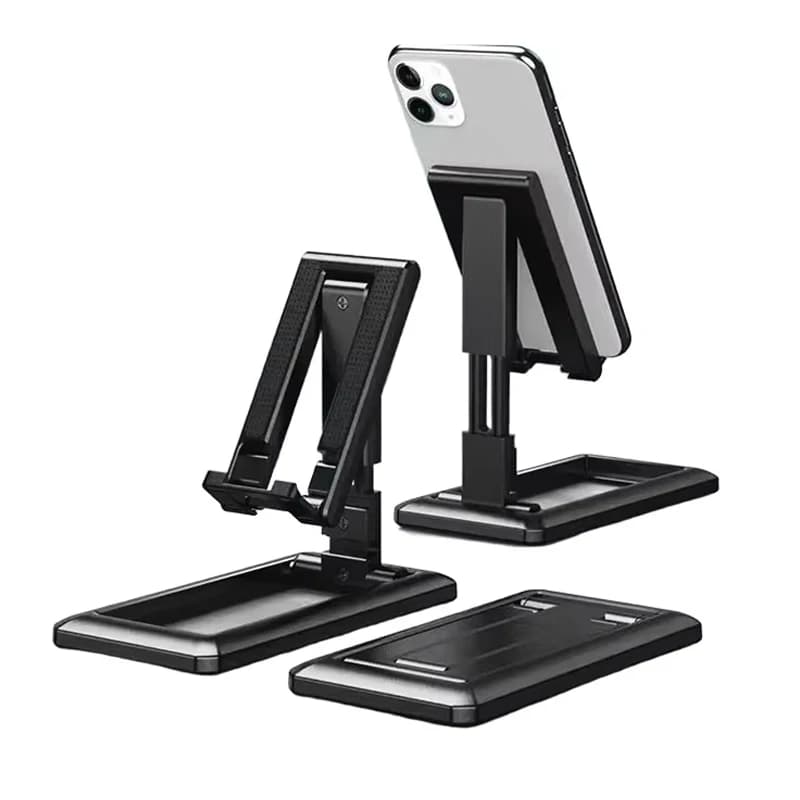 Supporto portatile da tavolo per smartphone, supporto regolabile per cellulare, supporto pieghevole per tablet, per iPhone, Xiaomi, iPad.