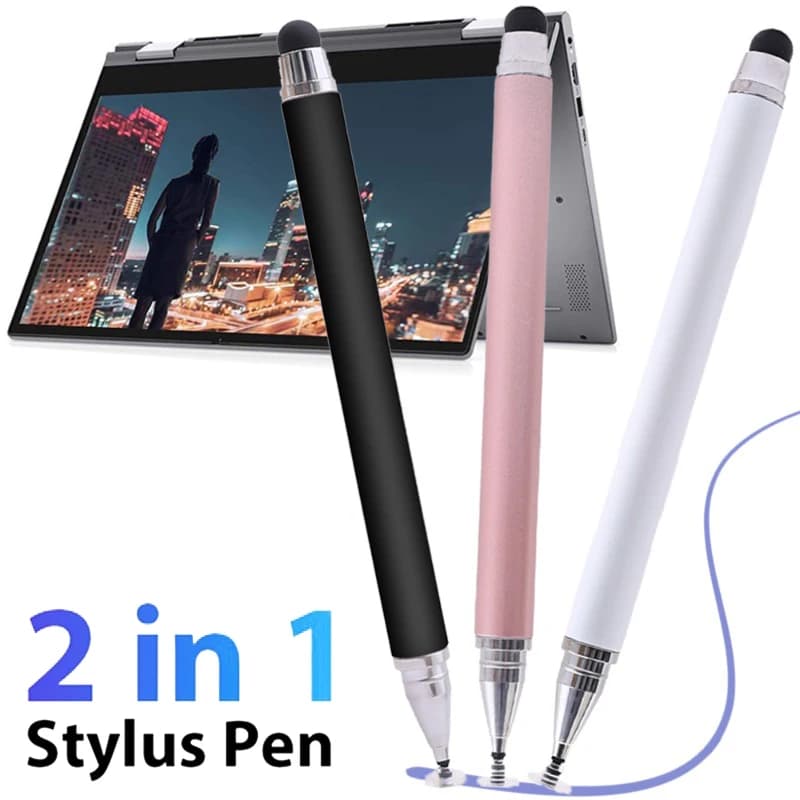 Smart Tablet Phone Penne da disegno con penna stilo capacitiva universale 2 in 1 per iPhone/Ios/Android Matita touch screen capacitiva