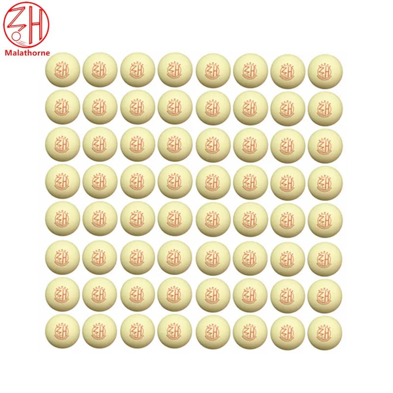 Palline da Ping Pong Malathorne Premium 5 Stelle ABS M40+ Durevoli, Simili a DHS D40+, per Allenamento e Partite Amatoriali