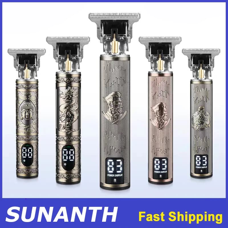Vintage Haircuts T9 men's electric shaver rechargeable hair cutters plastic hair cutters