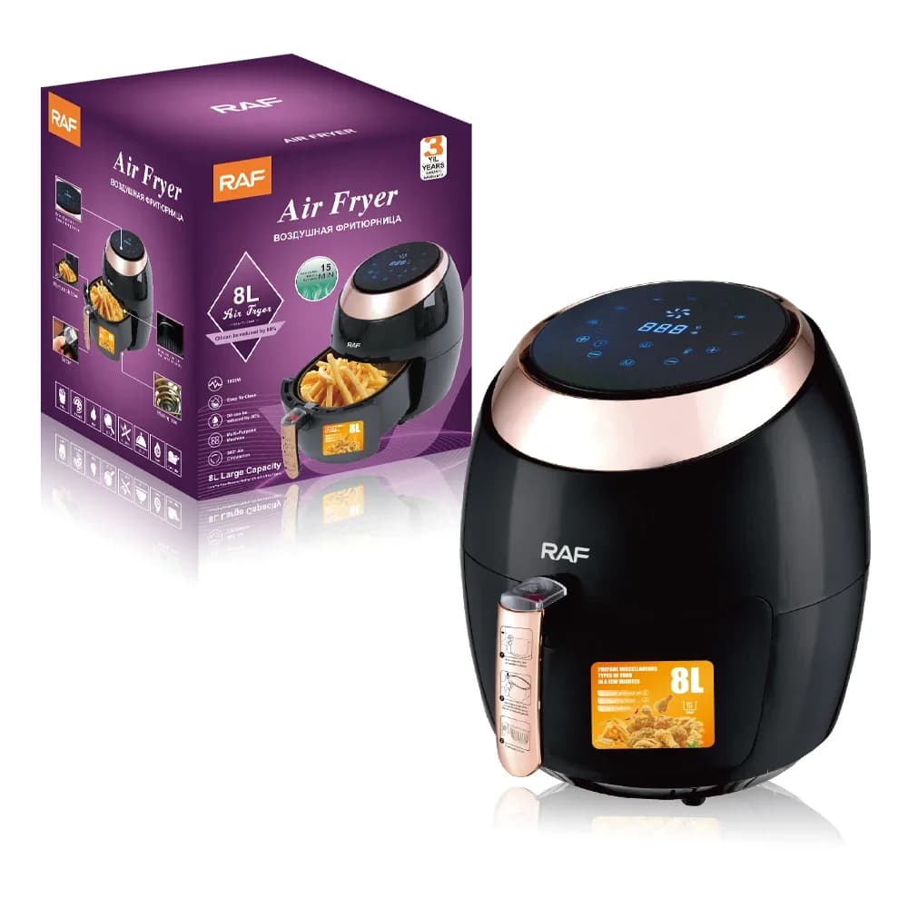 l New High Speed Easy Clean 8L Electric Power Air Fryer Wholesale Factory Direct Selling Home Appliance