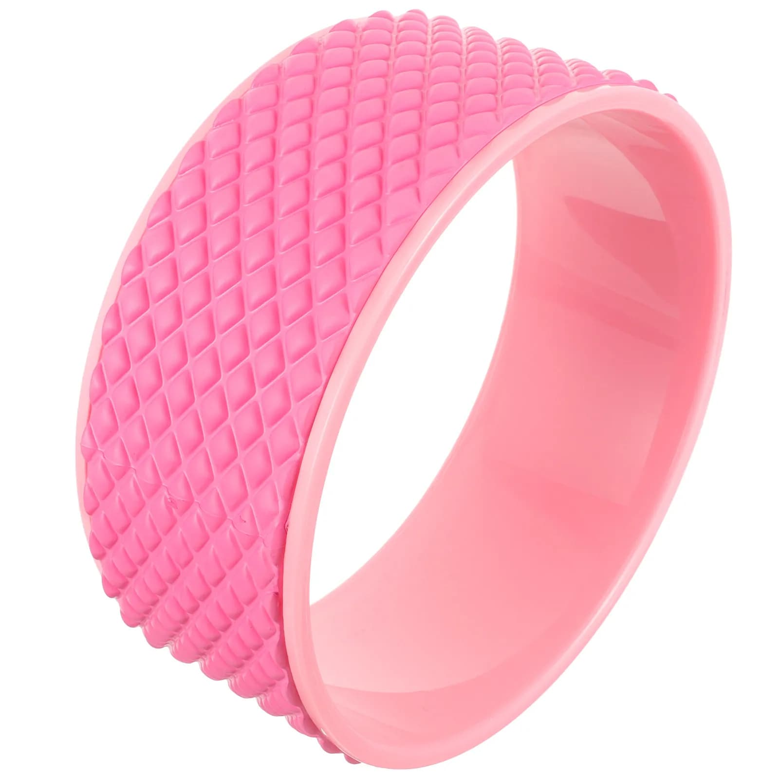 Yoga Wheel High Grade ABS Eva Lightweight Portable Back Neck Shoulder Support Non Slip Surface for Yoga Pilates Training Fitness