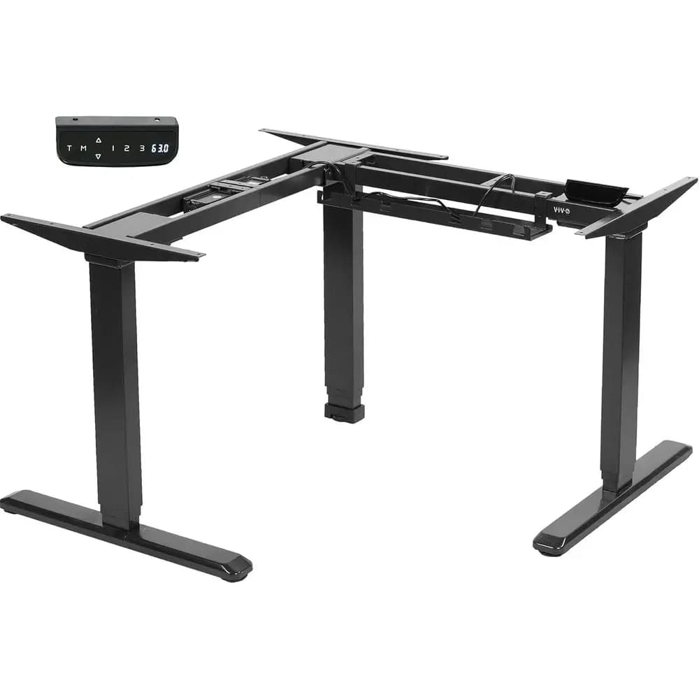 Scrivania Regolabile in Altezza Sit-Stand, Scrivania Ergonomica a 3 Gambe, Modello V133E