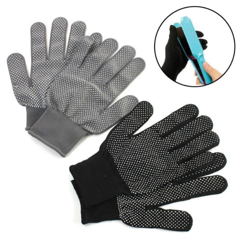 1/2Pair Hair Plate Perm Curling Hair Wig Heat Resistant Gloves For Head Care Tools For Styling Gloves For Thermal Styling