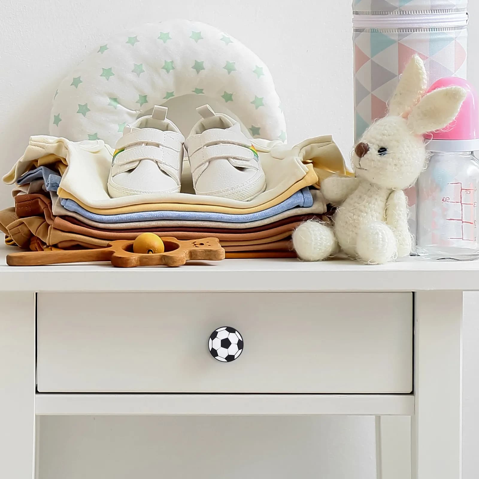 6 pezzi di maniglie per armadietti a forma di palla, pomelli moderni per cassetti, maniglie decorative per la cameretta dei bambini, design facile da installare
