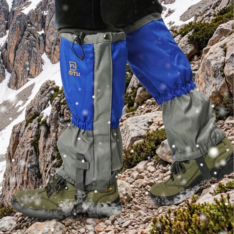 Hiking Gaiters Snow Leg Cover Outdoor Climbing Leg Warmers Sandproof Boot Gaiters for Mountaineering Trekking Hunting Camping