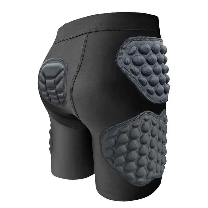 Pantaloncini da moto Protezione per l'anca da pattinaggio MTB Motocross Imbottitura per l'anca Pantaloncini a compressione Pantaloni per l'anca con protezione 3D per giovani