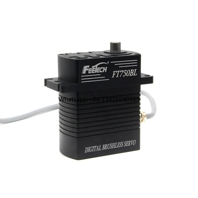 Servomotore brushless impermeabile IP65 a coppia elevata da 750 kg per robot UAV RC auto/barche robotiche/applicazione industriale ad sollevamento pesante