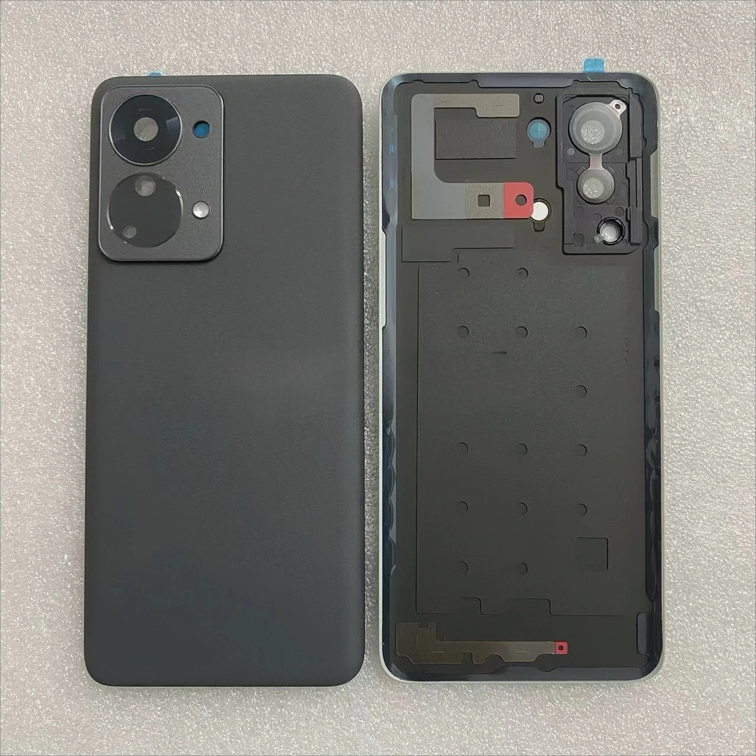 For OnePlus Nord 2T CPH2399 CPH2401 Battery Cover Back Glass Rear Door Housing Case Back Panel With Camera Lens