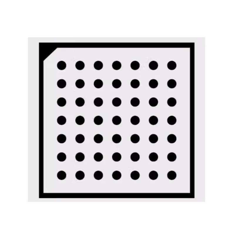 Piastra di Calibrazione Halcon 7x7 con Substrato in Vetro e Punti di Allumina per Visione Artificiale