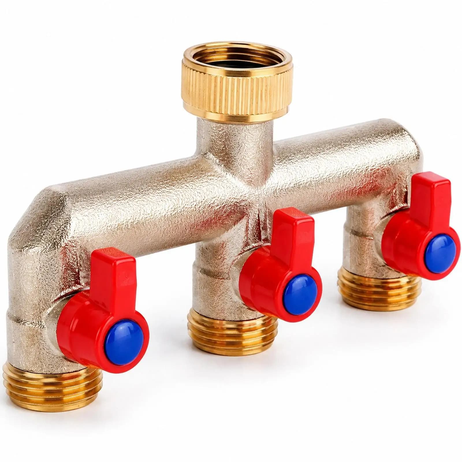 Connettore per Tubo da Giardino in Ottone 3/4" Antiruggine per Irrigazione, Lavaggio Esterno e Camper