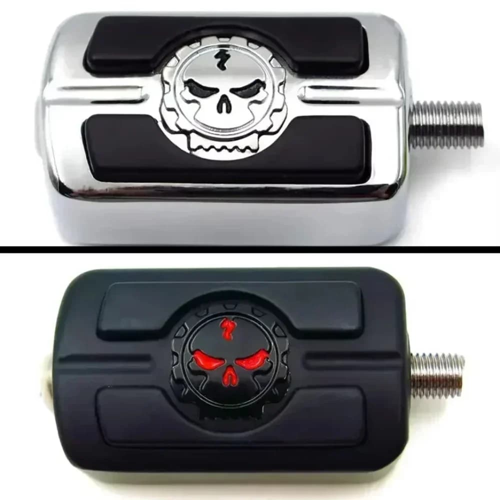 Moto Willie Skull Shifter Pedale per Harley Davidson Electra Wide Super Low Glide Softail XLX CVO Fat Boy/Fat Bob