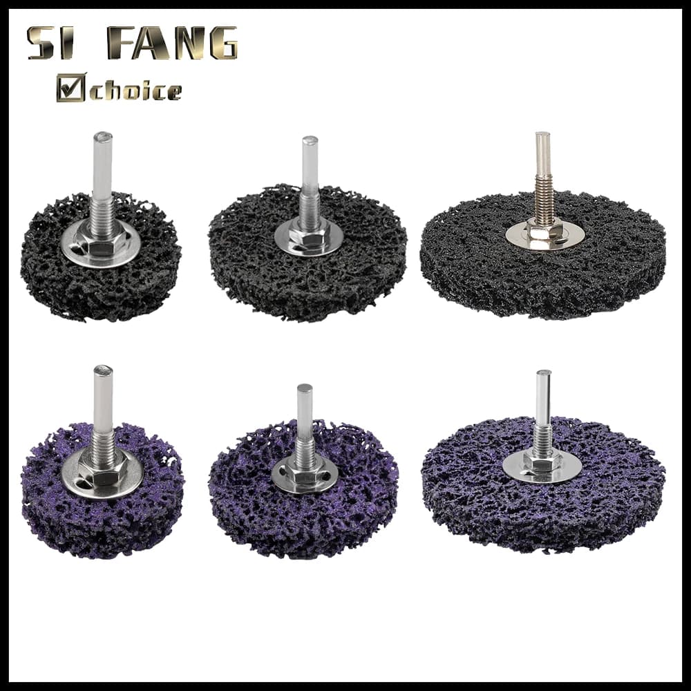 2/3/4 Inch 1pc Coral Disc Poly Strip Abrasive Wheel Diamond Grinding Polishing Disc for Paint Rust Removal