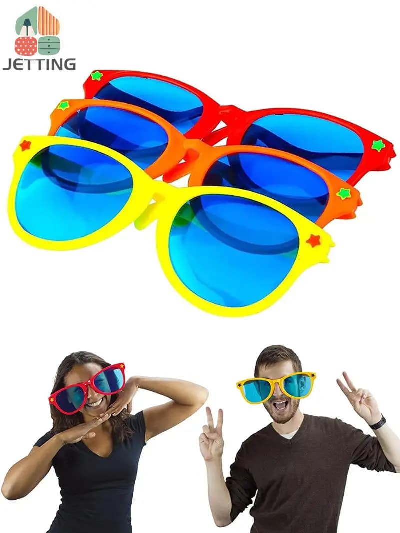Jumbo Party Sunglasses Funny Oversize Plastic Sunglasses Adult Bomber Festival Summer Swimming Vacation Supplies