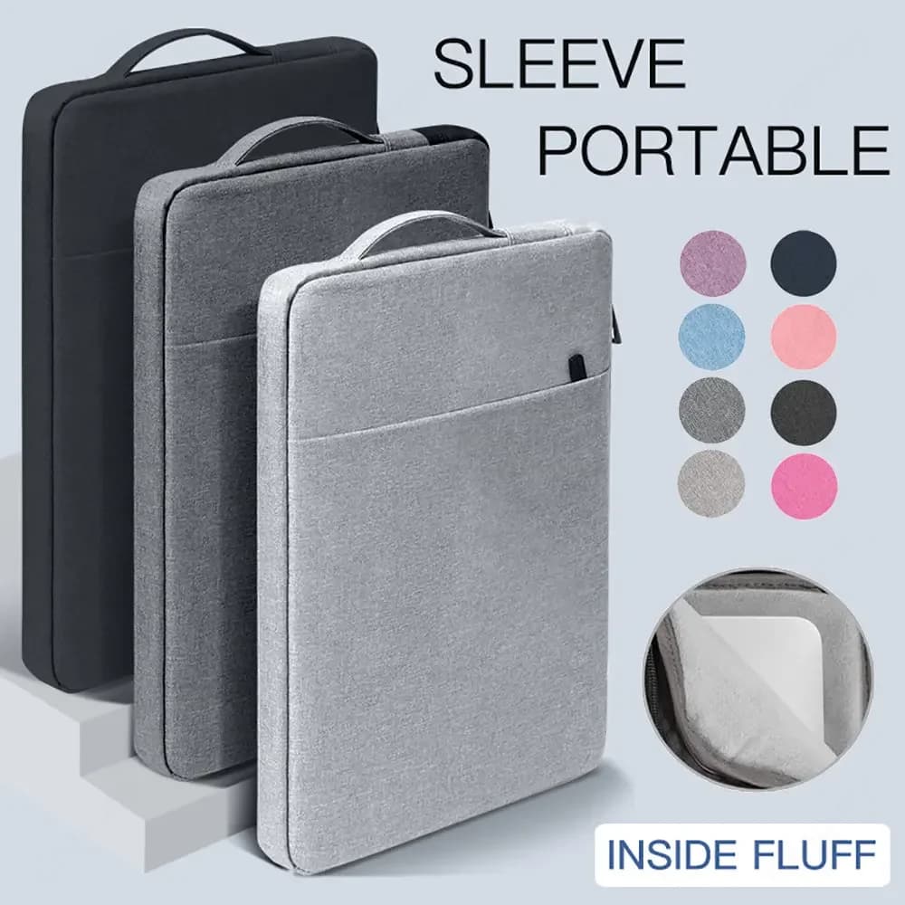 Custodia a borsa per laptop HP 13.3" 13.5" 14" 15.6" 16" con cerniera impermeabile, cover portatile per notebook HP 11.6" 12.5"