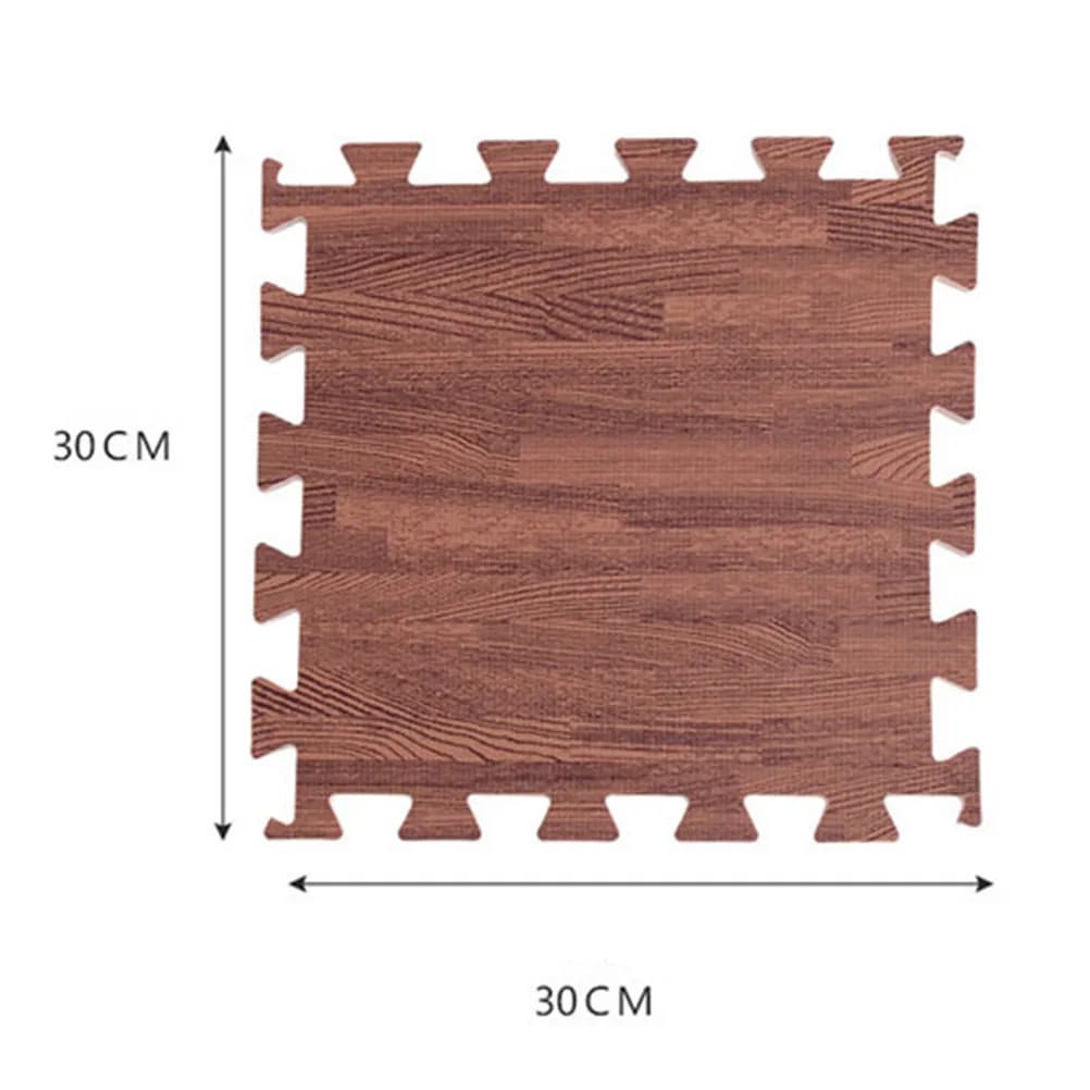 Set di 8 Tappetini Puzzle in EVA da 30 Cm, Extra Spessi e Antiscivolo, per Yoga, Esercizi, Palestra, Sala Giochi e Gattonamento per Adulti