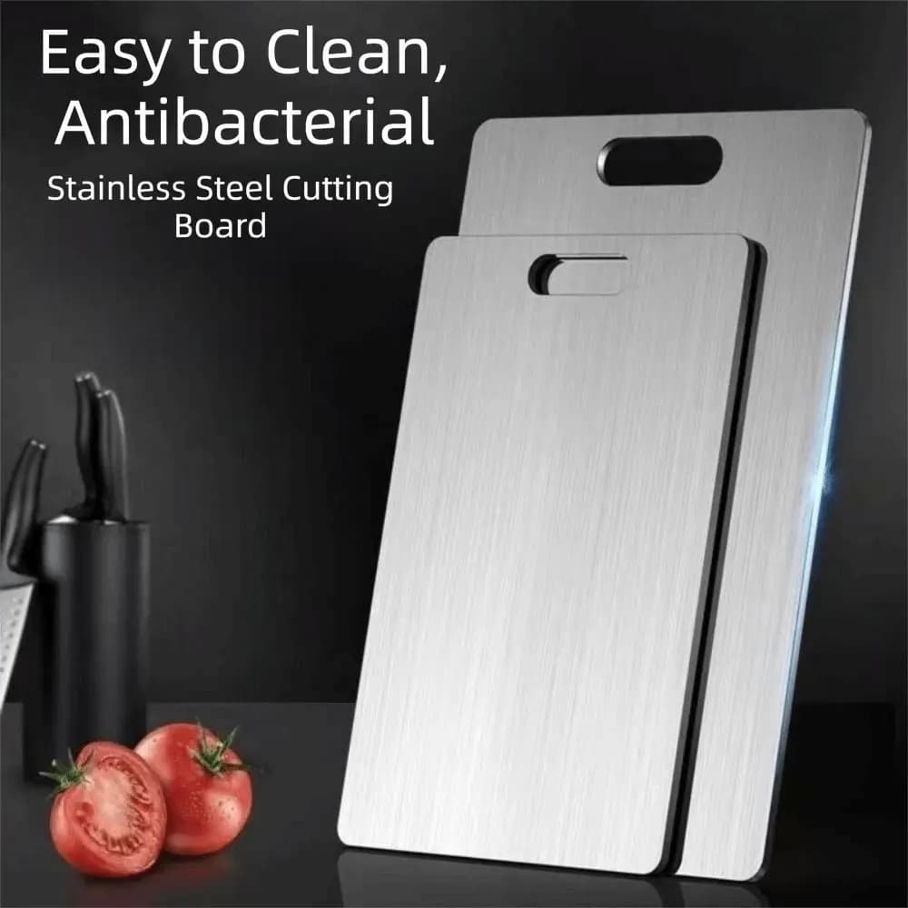 Stainless Steel Stainless Steel Cutting Board Thickened Double Sided Food-grade Cutting Board Easy to clean Anti-mold