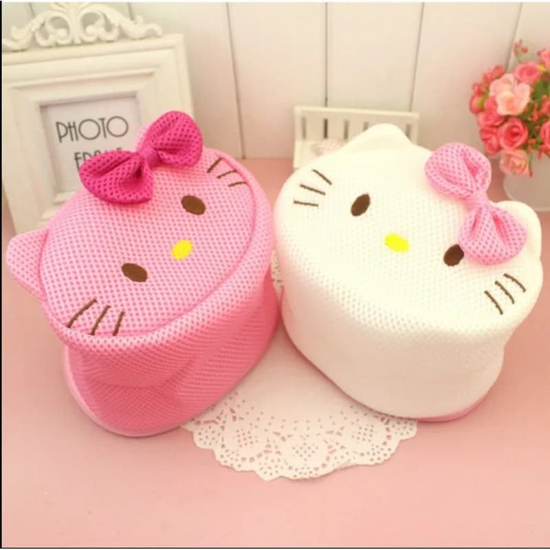 Hello Kitty washing machine protective mesh bag, reinforced mesh bag, prevents the laundry bag from becoming misshapen or soiled