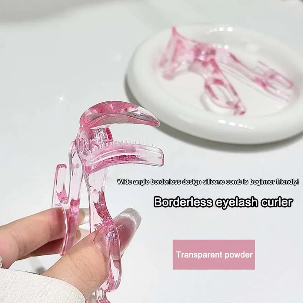 High Quality Portable Eyelash Curler ABS Makeup Tool Eyelash Clip Rubber Lash Curler Women
