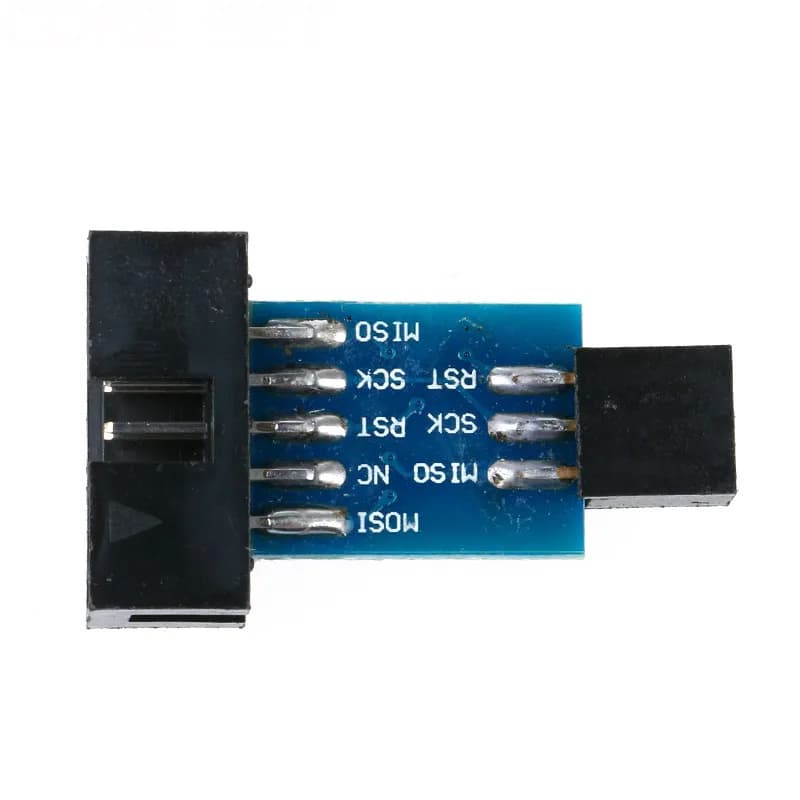 1PCS 10 Spilles To 6 Spilles Adapter Card Connector For Arduino ISP Interface Converter AVRISP USBASP STK500 Standard
